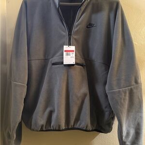 Nike Men's Charcoal Half-Zip Jacket